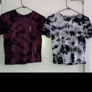 2 tie dye shirts!